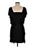 Snap Black Casual Dress Size M - photo 2