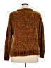 Philosophy Republic Clothing 100% Polyester Metallic Brown Pullover Sweater Size XL - photo 2