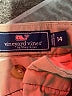 Vineyard Vines 100% Cotton Tan Khaki Shorts Size 14 - photo 3