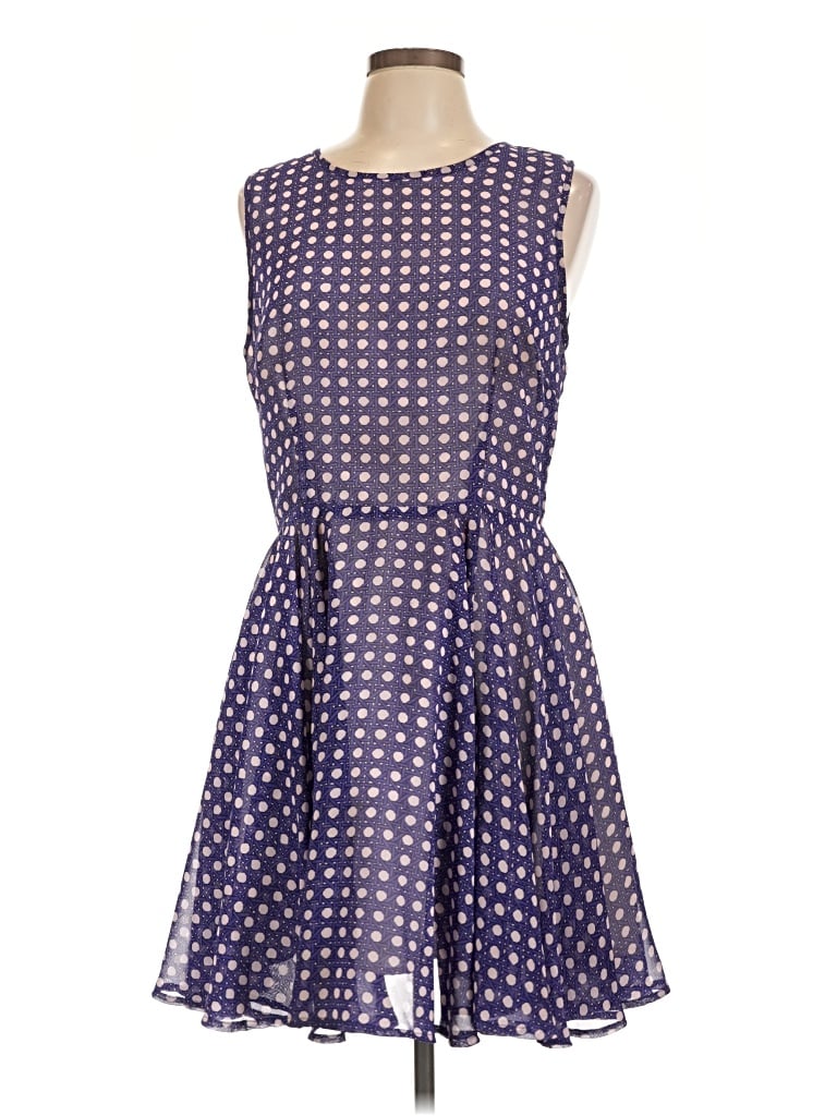 Pre-owned Maison Jules Cocktail Dress In Purple