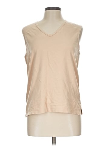Susan Graver Sleeveless T-Shirt (view 1)