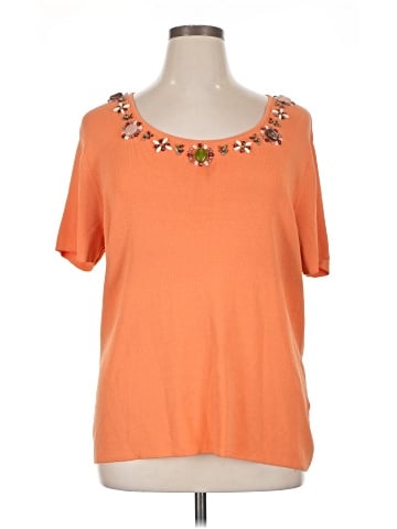 MULTIPLES Short Sleeve Top (view 1)