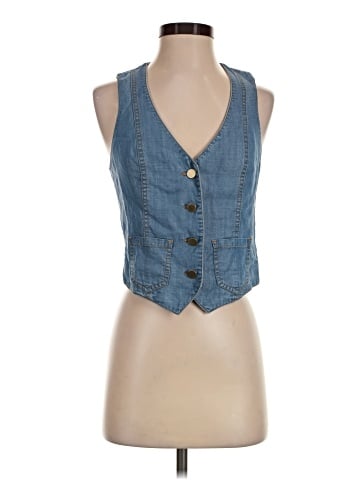 Sigrid Olsen Denim Vest (view 1)