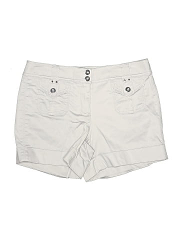 White House Black Market Khaki Shorts (view 1)