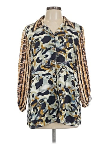 Ali Miles Long Sleeve Blouse (view 1)