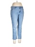 J.Jill Solid Blue Jeans Size 12 - photo 1