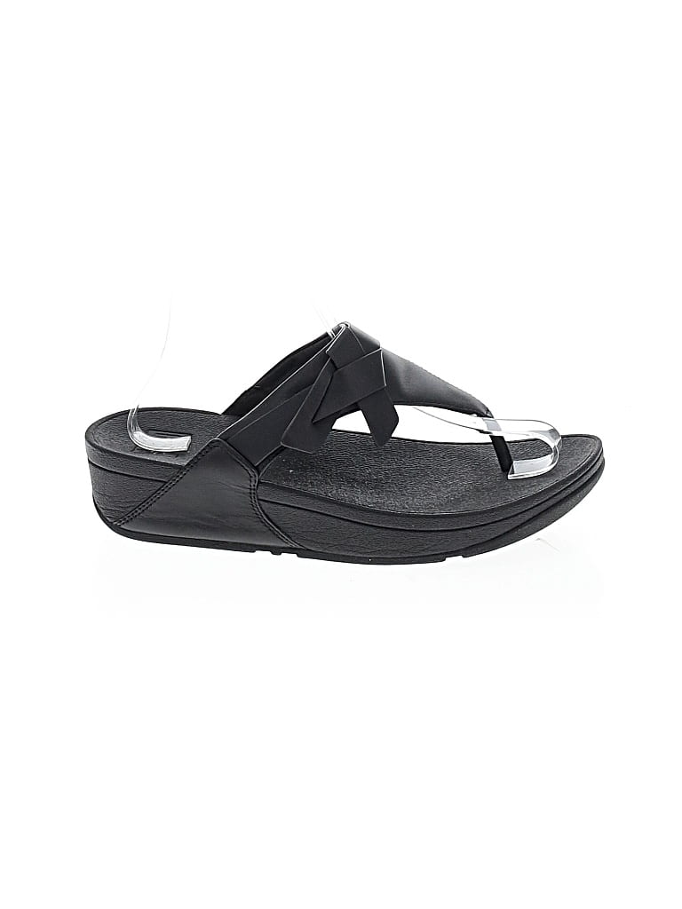 Pre-owned Fitflop Wedges In Black