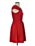 Alya 100% Polyester Solid Red Cocktail Dress Size XS - photo 4