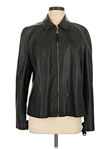 St. John Sport Leather Jacket (view 1)