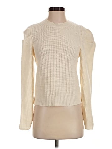 Aqua Cashmere Pullover Sweater (view 1)