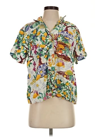 Maeve by Anthropologie Short Sleeve Blouse (view 1)