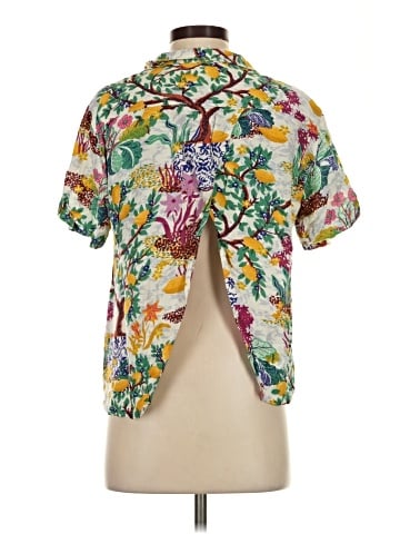 Maeve by Anthropologie Short Sleeve Blouse (view 2)