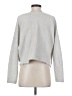 Lumiere Chevron-herringbone Silver Pullover Sweater Size S - photo 2