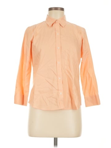 Liz Claiborne 3/4 Sleeve Button-Down Shirt (view 1)