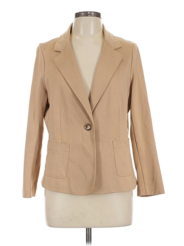 Pre-owned Skies Are Blue Blazer Jacket In Tan
