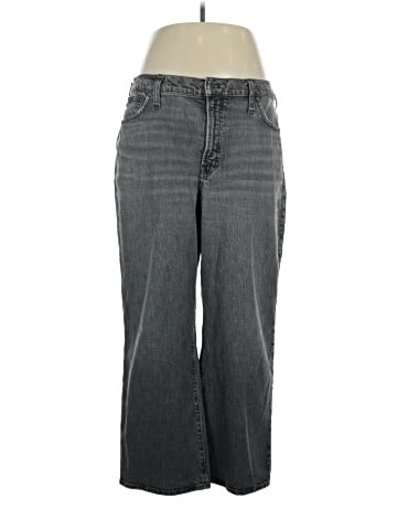 Madewell The Perfect Vintage Wide-Leg Crop Jean in Robles Wash (view 1)