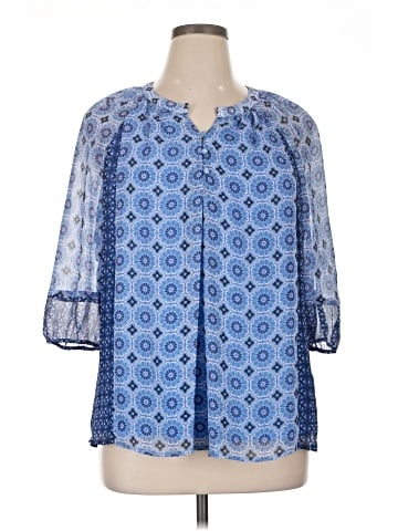 St. John's Bay 3/4 Sleeve Blouse (view 1)