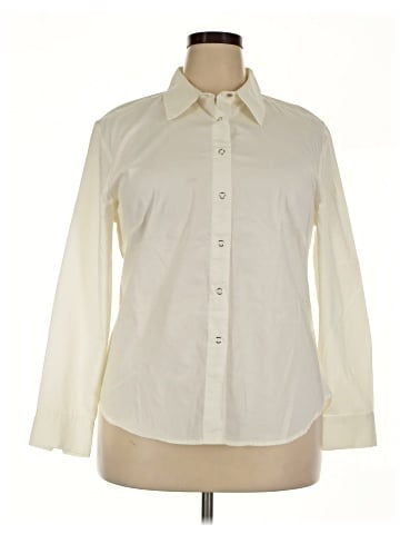 Faded Glory Long Sleeve Button-Down Shirt (view 1)