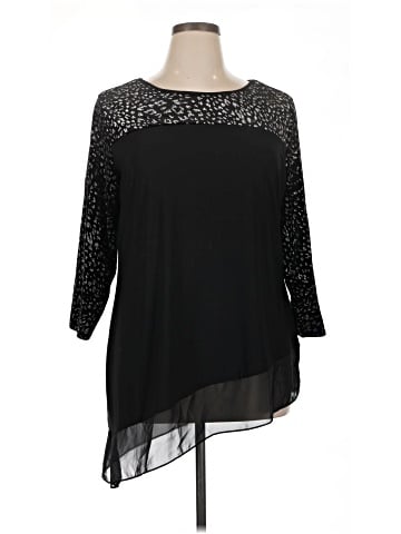 Notations 3/4 Sleeve Blouse (view 1)