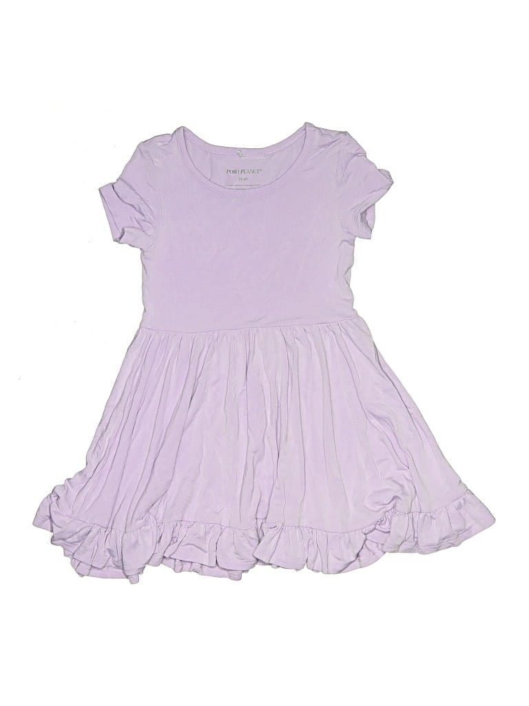 Pre-owned Posh Peanut Kids' Dress In Purple
