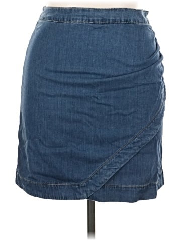 White House Black Market Denim Skirt (view 1)
