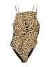 Pink Blush Gold One Piece Swimsuit Size Med Maternity - photo 1