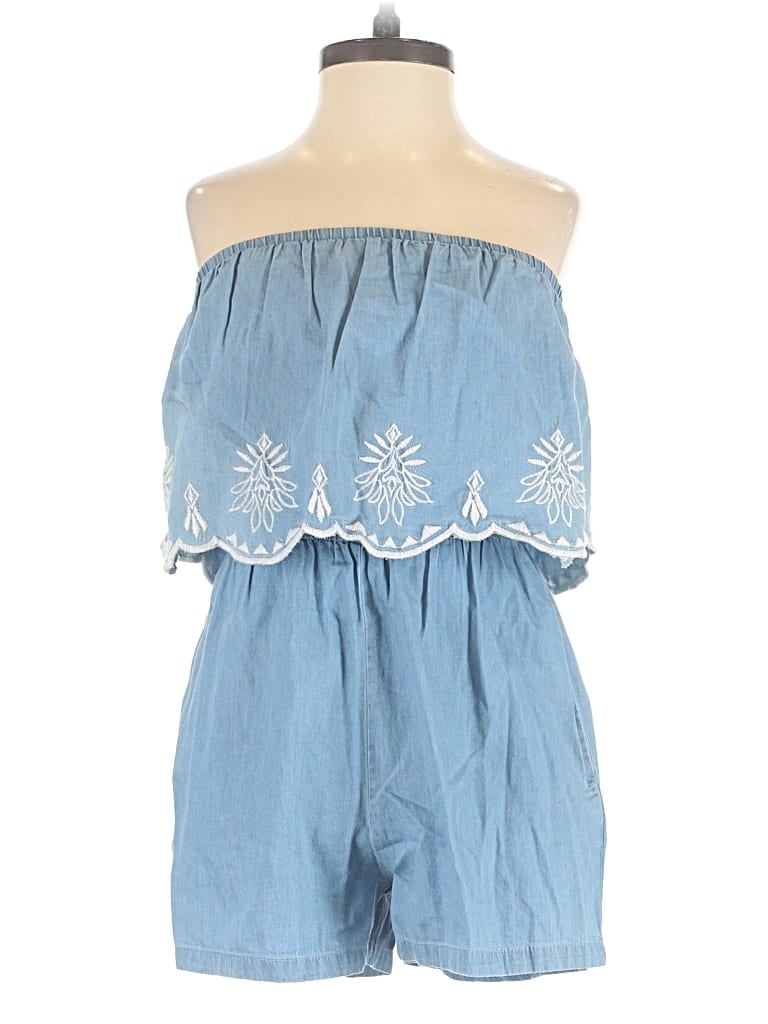Pre-owned Japna Romper In Blue