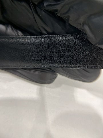 Moncler Leather Snake-Embossed Belt (view 2)