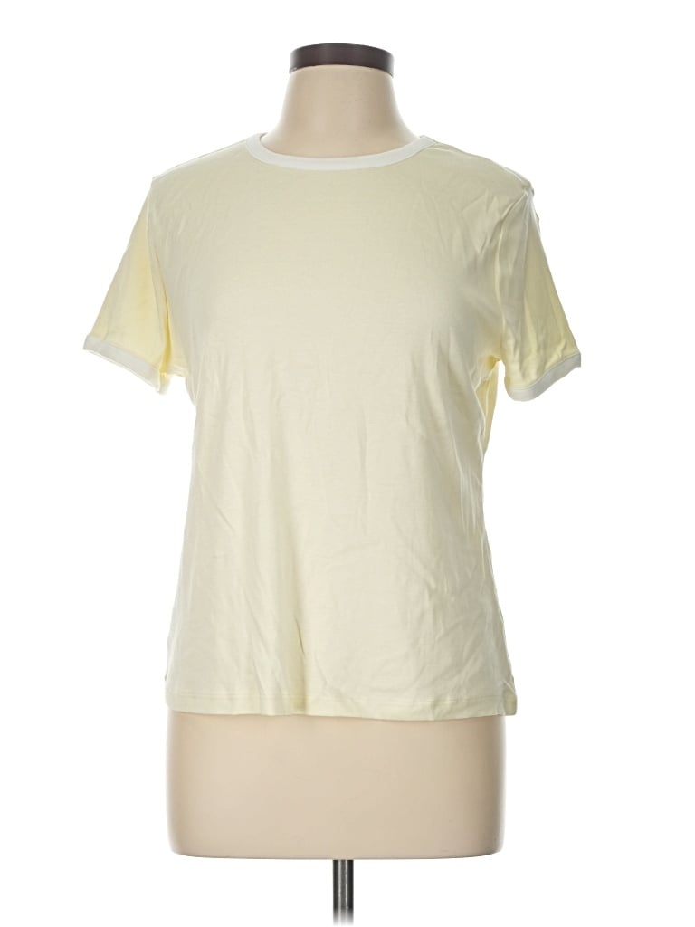 Pre-owned Cato Short Sleeve T-shirt In Yellow