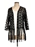 Divided by H&M 100% Polyamide Black Kimono Size L - photo 1