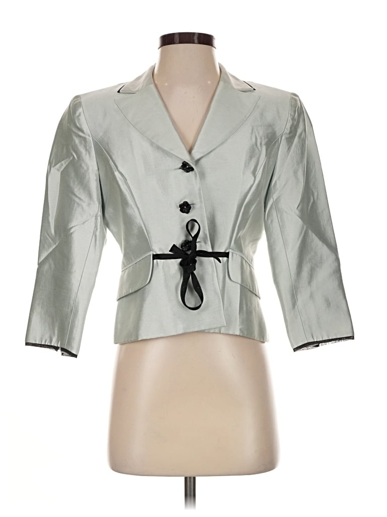 Pre-owned Kay Unger Jacket In Silver