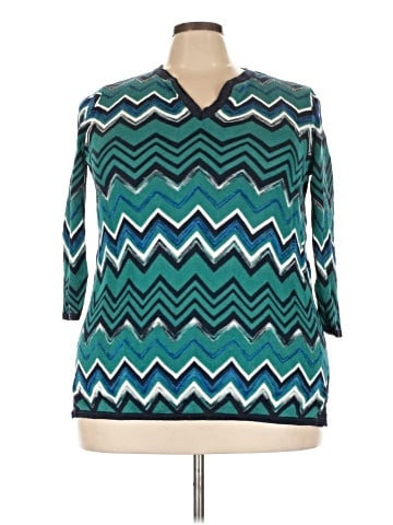 Jones New York Signature 3/4 Sleeve Top (view 1)