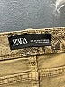 Zara Animal Print Gold Jeans Size 4 - photo 7