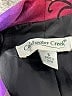 Coldwater Creek 100% Polyester Print Purple Blazer Size S - photo 6