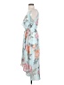 Soprano 100% Polyester Floral Blue Casual Dress Size S - photo 5