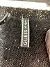 Guess Metallic Black Pullover Sweater Size M - photo 7