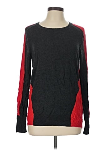 Vertical Design Pullover Sweater (view 1)