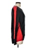 Vertical Design Color Block Red Pullover Sweater Size L - photo 4