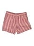 J.Jill 100% Linen Stripes Red Shorts Size 12 - photo 1