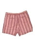 J.Jill 100% Linen Stripes Red Shorts Size 12 - photo 2
