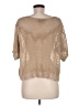 One A Metallic Tan Pullover Sweater Size M - photo 2