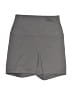Yogalicious Solid Gray Athletic Shorts Size M - photo 1