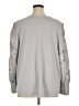 Ann Taylor Gray Long Sleeve Blouse Size XL - photo 2