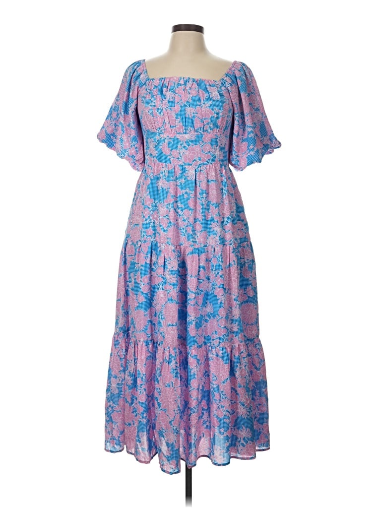 Pre-owned Listicle Casual Dress In Blue
