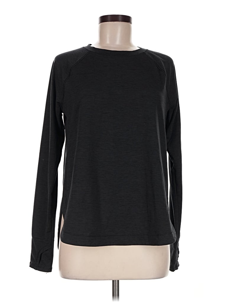 Pre-owned Layer 8 Long Sleeve T-shirt In Black