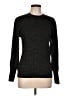 Ann Taylor LOFT Metallic Black Pullover Sweater Size L - photo 1