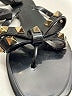 Valentino Black Rockstud Rubber Sandals Size EU 36 - photo 3