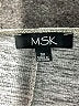 MSK Metallic Silver Long Sleeve Blouse Size 3X - photo 7