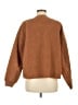 American Eagle Outfitters 100% Polyester Solid Brown Pullover Sweater Size M - photo 2