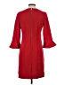 Ann Taylor Solid Red Casual Dress Size 2 - photo 2